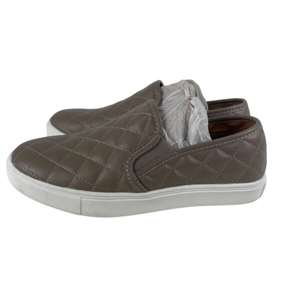 Mountain Sole Shoes - Mountain Sole Women's Slip On Sneaker Shoes Quilted Taupe/Gray Ladies 7.5